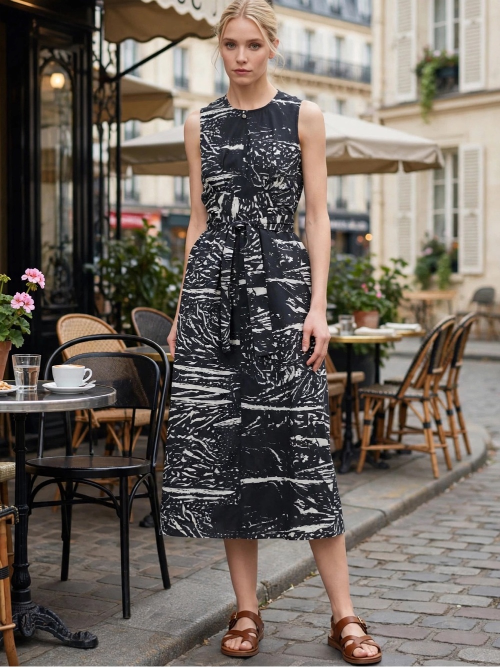 Proenza Schouler White Label
Printed Tie Wrap Dress size 2